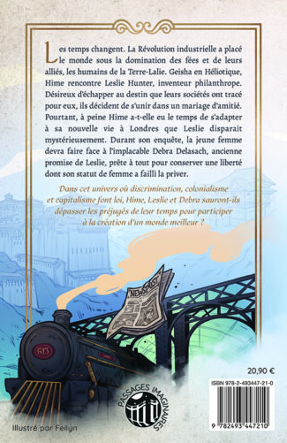 4e de couverture de "Ou tu couleras comme une pierre", par Lucie Heiligenstein, dessin de Feilyn, YBY Éditions