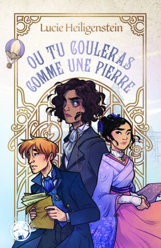 Couverture de "Ou tu couleras comme une pierre", par Lucie Heiligenstein, dessin de Feilyn, YBY Éditions