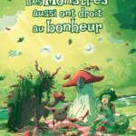 Couverture de "Les Monstres aussi ont droit au bonheur", recueil de nouvelles, dessin de Mistéxpi, YBY Éditions.